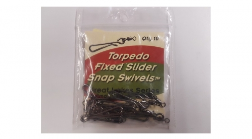 Torpedo Fixed Slider Snap Swivels